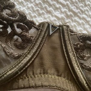 Vintage Dark olive green Victoria secrets bra